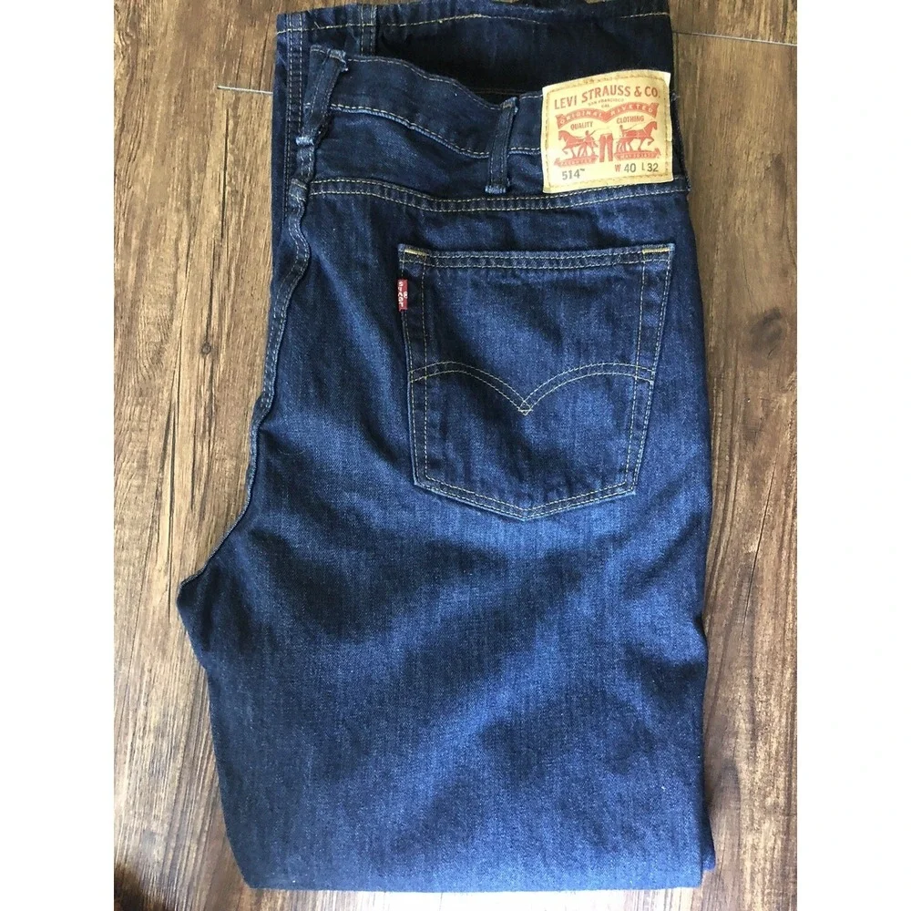 Levi's‎ 514 Men's Straight Leg Jeans Size 40 x 32 100% Cotton E U C